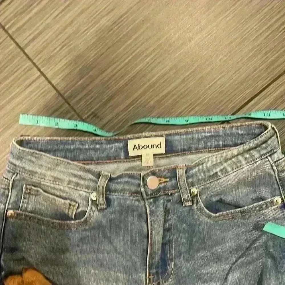 Abound Women's Blue Light Wash High Rise Zip Fly Skinny Denim Jeans Size 26 - Picture 8 of 10
